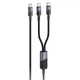 Дата кабель HOCO U139 Type-C to Type-C/Type-C 100W (1.2m) (Black) (219702) - зображення 1