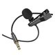 Микрофон петличный Borofone BFK11 Elegant lavalier 3.5mm (2m) (Black) (207478) - изображение 2