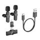 Петличный беспроводной микрофон Borofone BFK12 Trophy lavalier Lightning/Type-C (Black) (207529) - изображение 15