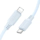 Дата кабель Borofone BX115 Lotto Type-C to Lightning 27W (1m) (Blue) (219540) - зображення 4