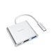 Переходник HUB HOCO HB14 Type-C to USB3.0+HDMI+PD (Стальной) (117639) - изображение 3