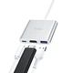Переходник HUB HOCO HB14 Type-C to USB3.0+HDMI+PD (Стальной) (117639) - изображение 5