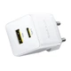 СЗУ Baseus Palm Fast Charger PD30W+QC3.0 (1USB-A/1C) + кабель Type-C to Type-C (P1011160A) Moon White - изображение 3