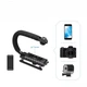 Одноосьовий стабілізатор Gimbal Stabilizer CH AY-49U Multifunctional Microphone та LED - изображение 8