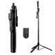 Монопод-трипод CH K29 Button Bluetooth 2.15m Black - зображення 2