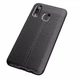 Чохол-накладка Logarm TPU Leather для Samsung A205F Galaxy A20 / A305F Galaxy A30 2019 Чорний Без бренду - зображення 2