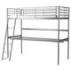 Каркас кровати-чердака IKEA (ИКЕА) SVÄRTA серебристый (202.479.82) - изображение 2