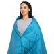 Одеяло мультифункциональное 3в1 с чехлом CAMPING MULTIFUNCTIONAL PUFFY BLANKET 4Monster 450 г 175x140 см Нейлон Утиный пух синий C-PBF-140 - изображение 4