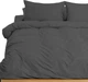 Пододеяльник MirSon Soft Touch of Satin 005 Charcoal 200х220 см (2200011277851) - изображение 1