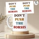 Чашка Кружка Autoprint Don`t push the horses донт пуш зе хорсес фраза Усика Белая 330 мл (CUP076) - изображение 2