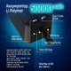 Павербанк 50000mAh ColorWay CW-PB500LPC5BK-PDD QC+PD чорний - зображення 8