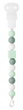 Zawieszka do smoczka Nattou Silicone Miętowa 25 cm 877343 (5414673877343) - obraz 1