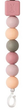 Zawieszka do smoczka Nattou Silicone Pomarańczowa 25 cm 877350 (5414673877350) - obraz 3