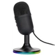 Ігровий мікрофон MARVO MIC-06 з RGB-підсвічуванням, USB, AUX Black - зображення 2
