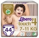 Підгузники Libero Touch 4 (7-11кг) 44шт - зображення 1