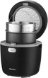 Рисоварка Sencor SRM0671BK 350Вт, чаша-0.6л, LED дисплей, алюминий, нерж.сталь, пластик, черный - изображение 5