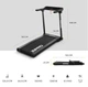 Тренажер беговая дорожка складная Zipro Pacto до 130 кг полотно 124,5 x 44,5 см USB Bluetooth амортизация динамики - изображение 11