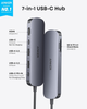 Хаб Anker A83D2 USB-C Hub (7-in-1) повнофункціональний USB-хаб на 7 портів з підтримкою швидкого заряджання - зображення 2
