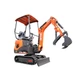 Мініекскаватор дизельний GTM G-Tex 1200 (7.5 кВт, 10.2 к.с., до 1.72 м, 1200 кг) - зображення 2