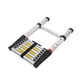 Алюминиевая стремянка 8 ступеней Kraft&Dele 2,6 м складная односторонняя 150 кг для дома и сада - изображение 14