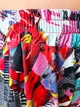 Жіночі літні вкорочені шорти з кишенями на широкій резинці 56 червоні - зображення 3