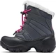 Детские зимние ботинки для девочки Columbia Rope Tow III Waterproof Snow Dark/Grey/Haute/Pink 29 серые (BC1323-089) - изображение 3