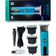 Триммер для стрижки аккумуляторный VGR V-943 BLUE, 3 насадки, LED дисплей - изображение 3