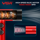 Набор VGR STEPLERSS RPO 4 IN 1 RED, машинка для стрижки, триммер, электробритва, фен - изображение 9