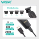 Триммер для стрижки аккумуляторный VGR V-995, 4 насадки, 7000 RPM, 2000 mAh - изображение 7