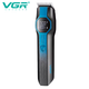 Набор для стрижки VGR 13 в 1 V-173 BLUE, 13 насадок, LED дисплей - изображение 3