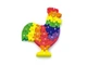 Деревянный пазл Петушок по буквам, Viga Toys, 26 эл., 55244N - изображение 1