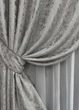 Комплект готовых штор VR-Textil Лен мрамор Pavliani VO № 1714ш серый 100х270 см 2 шт (31-820) - изображение 5