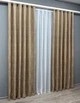 Комплект штор VR-Textil Жакард Viva Marmo № 1778ш Капучино 150х270 см 2 шт (33-0744) - зображення 4
