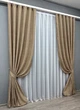 Комплект штор VR-Textil Жакард Viva Marmo № 1778ш Капучино 150х270 см 2 шт (33-0744) - зображення 3