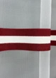 Тюль VR-Textil 1772т Фатин полосы Бордовый с белым 300х270 см (42-0768) - изображение 6