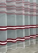 Тюль VR-Textil 1772т Фатин полосы Бордовый с белым 300х270 см (42-0768) - изображение 7