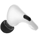 Комплект силиконовых амбушюр для AirPods Pro 1/2 с отверстиями для уменьшения давления, 3 пары S / M / L black - изображение 2