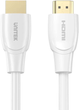 Kabel Unitek HDMI - HDMI 2.0 4K 60Hz 1.8m White (C11090AWH03-1.8M) - obraz 1
