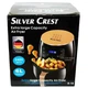 Аэрогриль фритюрница Silver Crest S18 6 л 2400W черно-золотая - изображение 6
