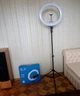 Лампа кільцева для фото та відео XPRO LIVE LIGHT AV460 360° LED зі штативом 3 тримачі 220V чорна - зображення 2
