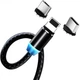 Магнитный кабель SkyDolphin S59KIT 3 в 1 для быстрой зарядки устройств USB, Lightning, microUSB, Type-C черный - изображение 7