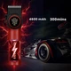 Профессиональный триммер VGR V-001 с 10 насадками и базой для стрижки волос, красный цвет - изображение 6