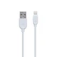 Зарядный кабель Borofone BX14 Lightning to USB 3 м 2.4A для iPhone и устройств iOS белый - изображение 6