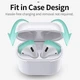 Амбушюры для наушников AirPods 1/2 силиконовые накладки сменные ушные вкладыши аксессуары бирюзовые - изображение 5