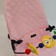 Детский шезлонг-качалка для новорожденных с игрушкой, голубой, 89х58х39см, регулируемое кресло, съемный чехол, - зображення 7