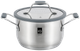 Каструля IQ Be Brave нержавіюча сталь 3.2 л з кришкою 20 см (IQ-2052-20) - зображення 1
