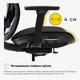 Крісло Mealux Q1 Air Black (арт. HF-Q1 M/B) - зображення 5