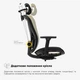 Крісло Mealux Q1 Air Black (арт. HF-Q1 M/B) - зображення 8