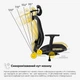 Крісло Mealux Q1 Air Black (арт. HF-Q1 M/B) - зображення 13