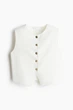 Жилет H&M 271235327_cream XL Кремовый - изображение 4